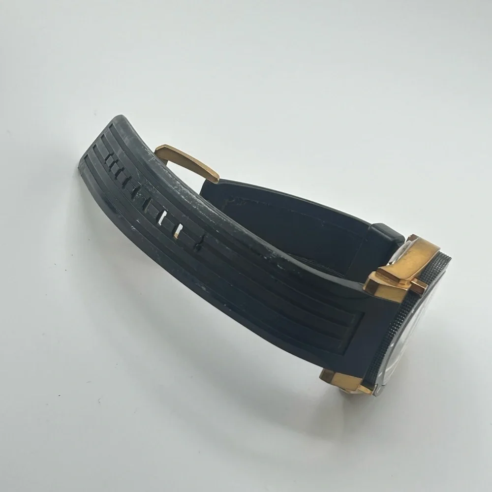 BULOVA PRECISIONIST WATCH BLACK/GOLD 300M WATER RESISTANT #541
